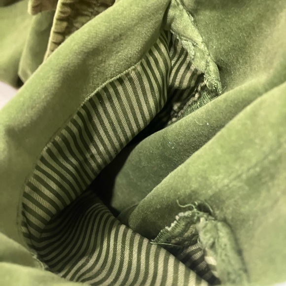 Anthropologie Elevenes Green Button-Front Skirt - Picture 7 of 8